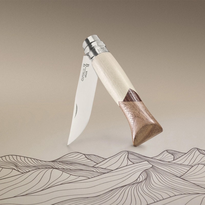 Cîme Mes nr 09 RVS Houten Handvat 9 cm - Opinel