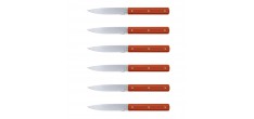 9.47 Coffret Couteaux de Table Terre Battue 6 pcs 