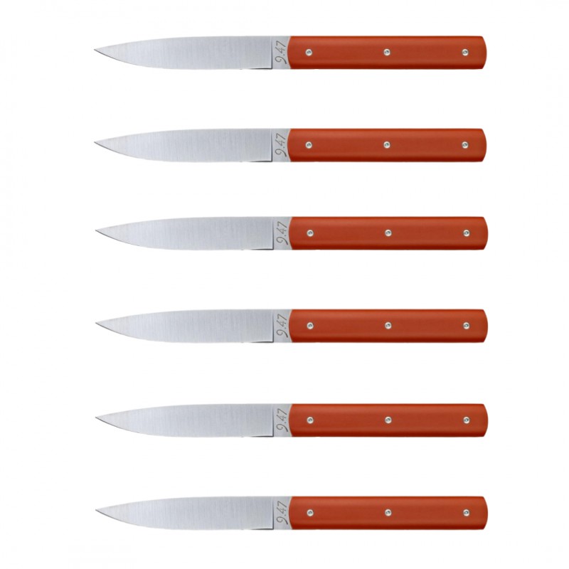 9.47 Tafelmessenset  Terracotta 6 dlg - Perceval