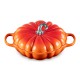 Cocotte Faitout Fonte Citrouille 2,5 L Orange Volcanique Argenté (28 cm)  - Le Creuset