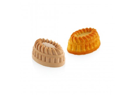 Oval 145 Moule en Silicone 3D Pleincoeur  - Silikomart