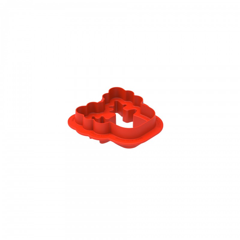 Rudolf 100 Moule en Silicone 3D Renne 30 mm 6x100ml  - Silikomart