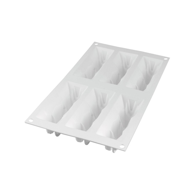 3D siliconen mal voor individuele kerstboomstammen Tre Cime 120 - Silikomart Professional
