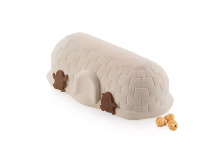 Moule en Silicone 3D Bûche Igloo 1175  - Silikomart Professional