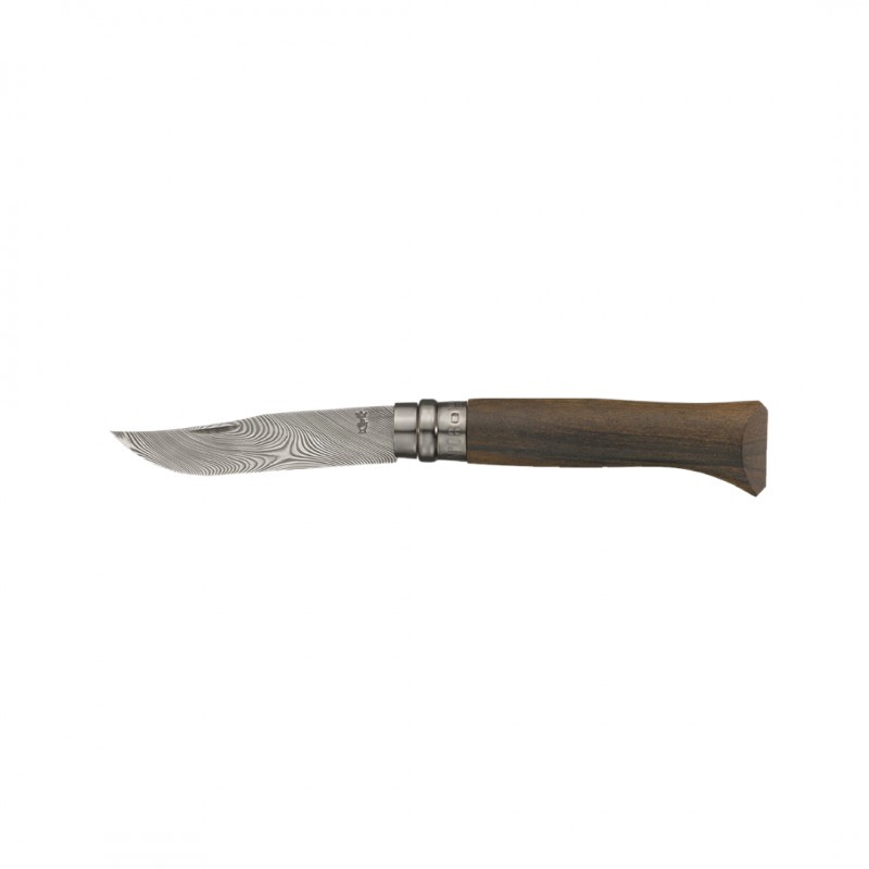 Couteau N°8 Édition Limitée Lame Damas Manche Ziricote  - Opinel