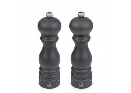 Paris Duo Pepermolen en Zoutmolen Zirlion 20 cm Grafietgrijs  - Peugeot