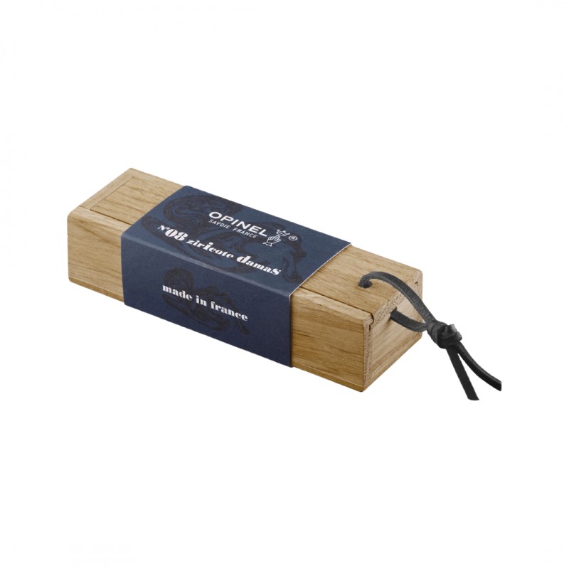 Couteau N°8 Édition Limitée Lame Damas Manche Ziricote  - Opinel