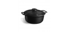 Sublime + Cocotte Ronde en Céramique 5.5 L 26 cm Gris Ardoise 