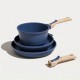 L'Incroyable Pack Poeles & Casserole Poignées Amovibles Bleu 7 pcs  - Cookut
