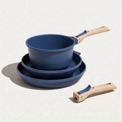 L'Incroyable Pannenset met Afneembare Handgrepen Blauw 7-delig  - Cookut