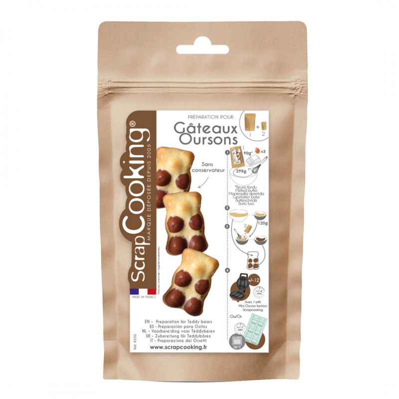 Voorbereiding Berencake 295 g - Scrapcooking