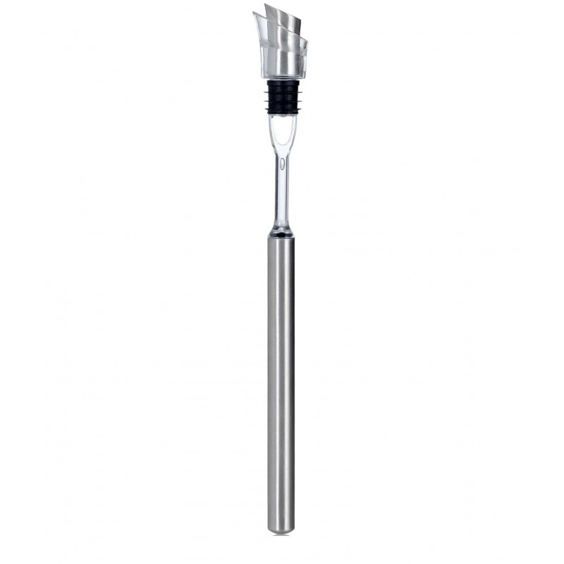 Icepour Stick Bâton Refroidisseur à Vin Inox 28 cm + Bec Verseur Anti-gouttes - Ad Hoc