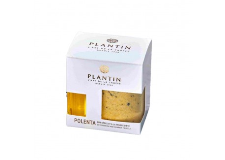 Geschenkset Polenta met Eekhoorntjesbrood en Zomertruffel 120 g + Olijfolie met - Plantin