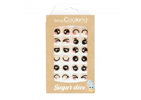 Décors Sucrés Yeux Kawai  - Scrapcooking