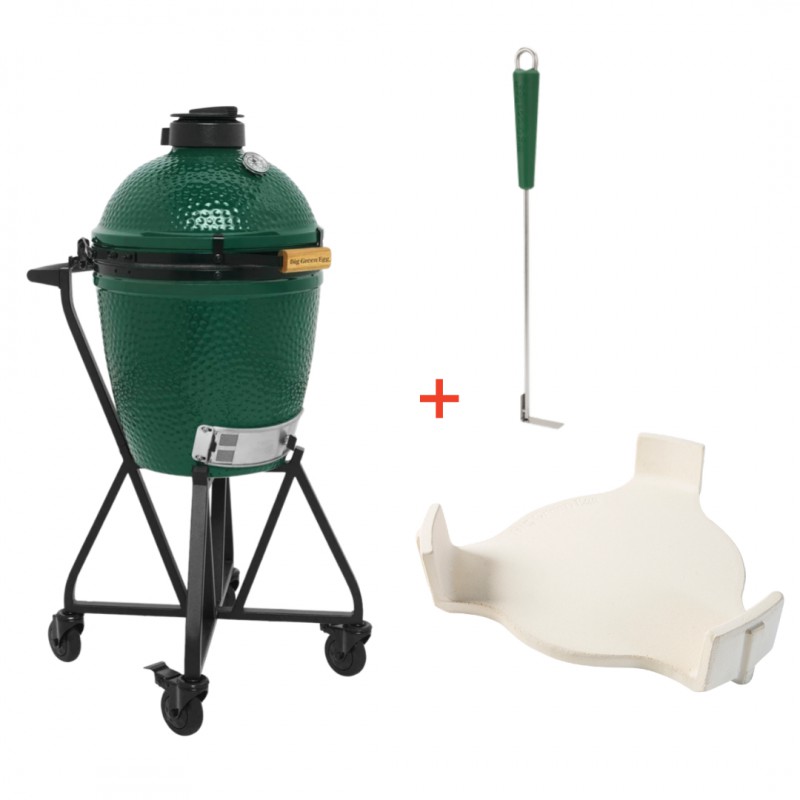 Big Deal Houtskoolbarbecuepakket Medium 38 cm 4 stuks - Big Green Egg