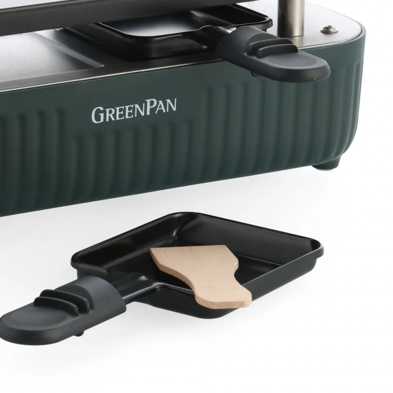 Silhouette Connect Gourmet Raclette Machine, Dennengroen (2 personen) - Greenpan