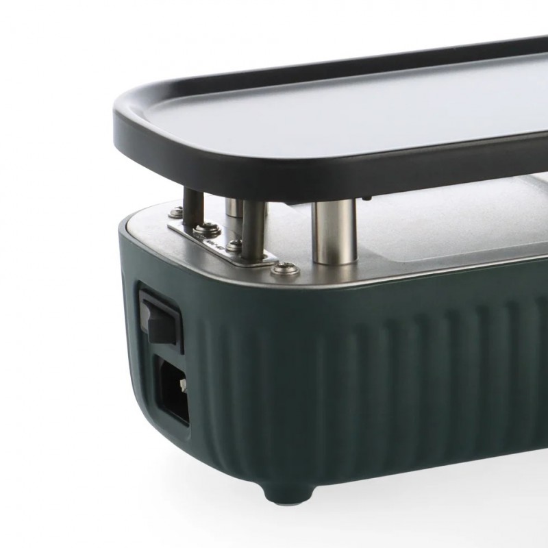 Silhouette Connect Gourmet Appareil à Raclette Vert Sapin (2 pers)  - Greenpan