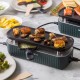 Silhouette Connect Gourmet Appareil à Raclette Vert Sapin (2 pers)  - Greenpan