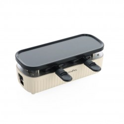 Silhouette Connect Gourmet Appareil à Raclette Blanc Creme (2 pers)  - Greenpan