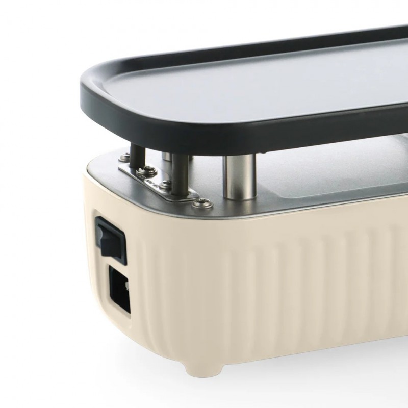 Silhouette Connect Gourmet Appareil à Raclette Blanc Creme (2 pers)  - Greenpan