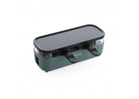 Silhouette Connect Gourmet Appareil à Raclette Bleu Fumé (2 pers)  - Greenpan