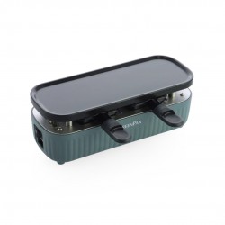 Silhouette Connect Gourmet Appareil à Raclette Bleu Fumé (2 pers)  - Greenpan