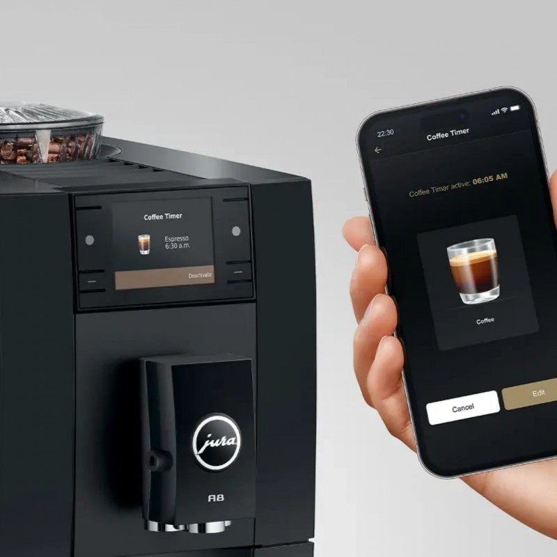A8 Pianoblack Koffiemachine (EA 2026) - Jura