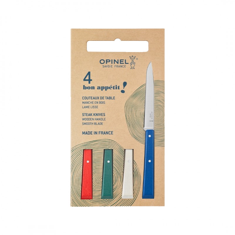 Bon Appétit Tafelmesjes Bistro Set 4 stuks  - Opinel