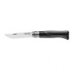 Ellipse Zakmes N°08 RVS Lemmet Ebbenhouten Heft en Aluminium  - Opinel