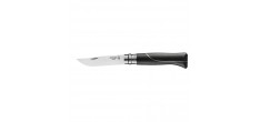 Ellipse Zakmes N°08 RVS Lemmet Ebbenhouten Heft en Aluminium 