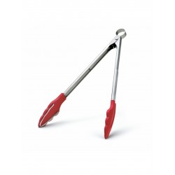 Pince Universelle avec Dents Silicone Rouge 30 cm - Cuisipro Pince Universelle avec Dents Silicone Rouge 30 cm - Cuisipro