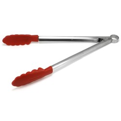 Serveertang met Silicone Rood 24 cm - Cuisipro Serveertang met Silicone Rood 24 cm - Cuisipro