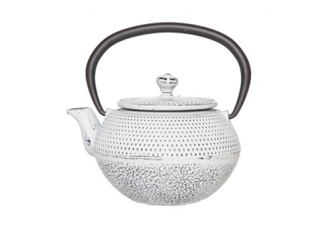 Theepot Gietijzer Wit 0,35 L - Cosy Trendy