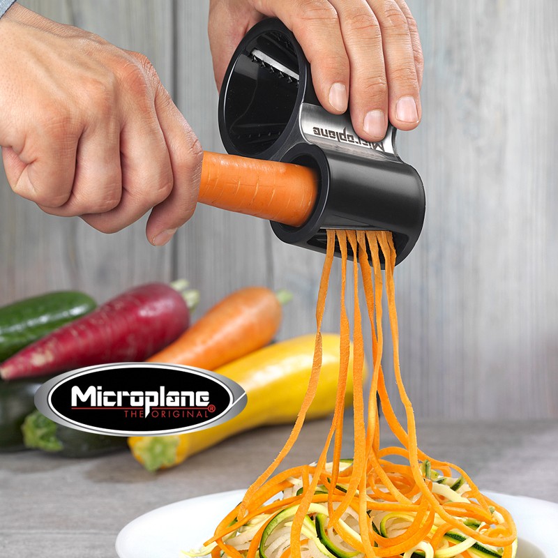 Microplane - Spirelli Taille Légumes Spirale double - Les Secrets du Chef
