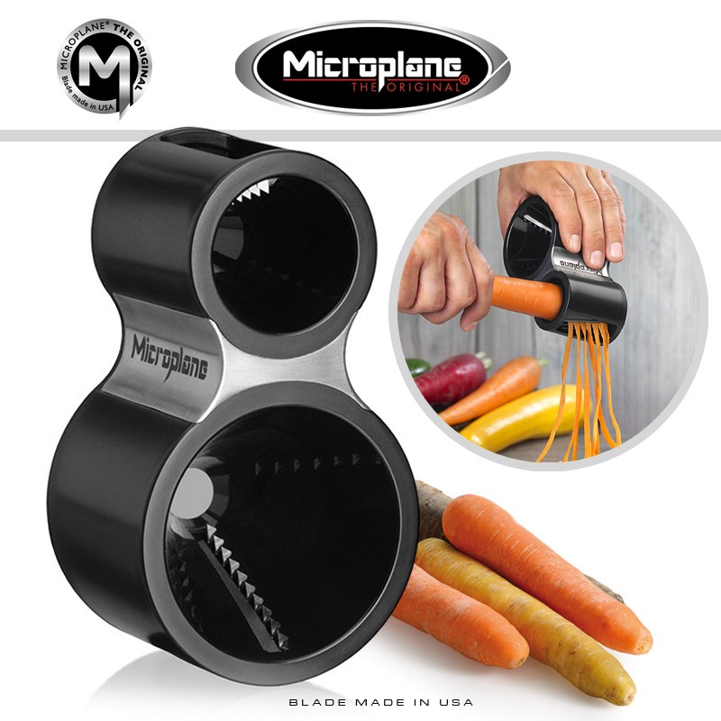 Microplane - Spirelli Taille Légumes Spirale double - Les Secrets du Chef