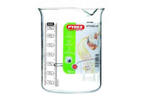 Kitchen Lab Glazen Maatbeker 750 ml - Pyrex
