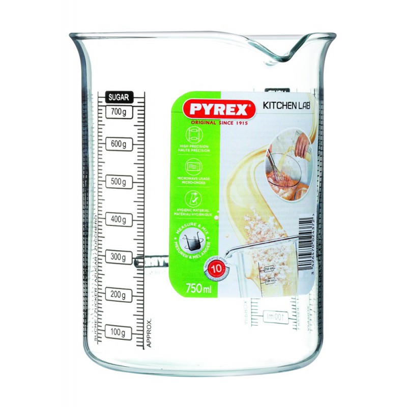 Verre Doseur en Verre 0,25 L Kitchen Lab Pyrex :achat, vente