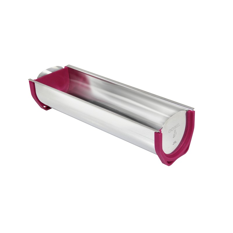 Gobel - Moule à Bûche Inox Côtés Amovibles + Silicone 30 cm - Les