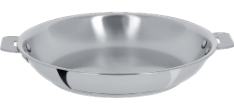 Casteline 5 Glanzende RVS Koekenpan 28 cm met Afneembare Handgrepen