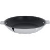 Casteline 5 Poêle Antiadhésive Inox Brillant Multiply 28 cm Poignées Amovibles