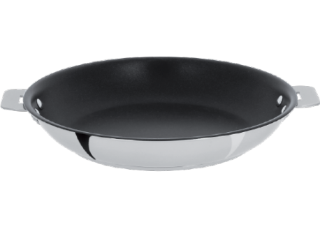 Casteline 5 Multiply 30 cm glanzende RVS Antiaanbakpan Afneembare Handgrepen - Cristel