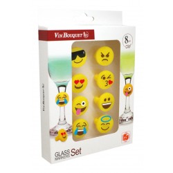 Glassmarkers emoticônes - Vin Bouquet