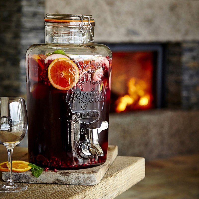 Distributeur de boissons en Verre 5 litres Kilner