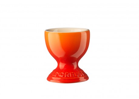 Rainbow Coquetier Céramique Orange Volcanique - Le Creuset