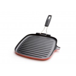 Grill Carré 24 cm Rouge Cerise - Le Creuset Grill Carré 24 cm Rouge Cerise - Le Creuset