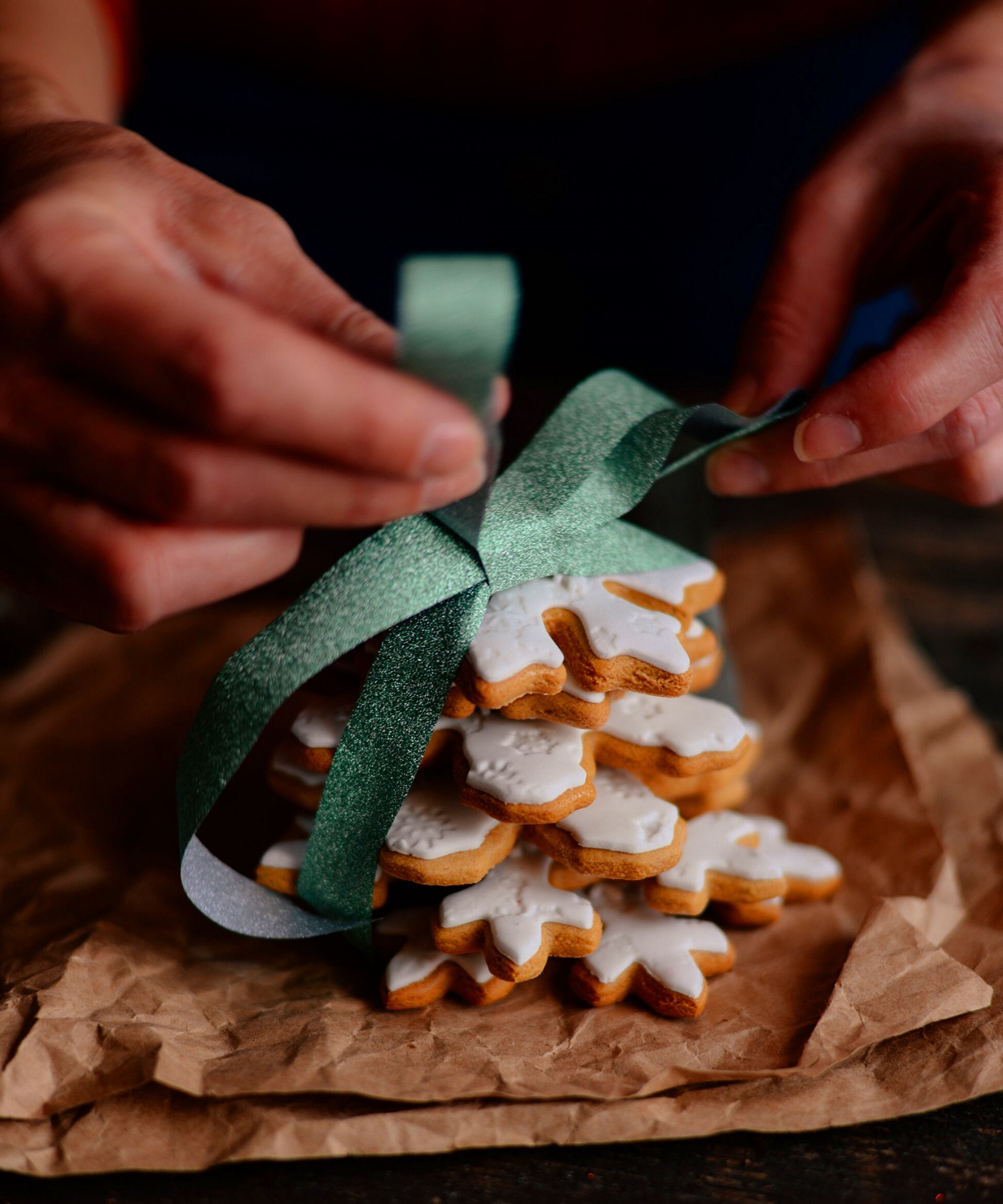 Sapin de Noël en Biscuit