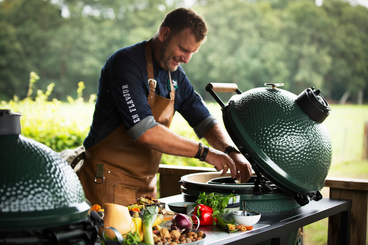 Big Green Egg  Barbecue coréen pour célébrer les jeux olympiques