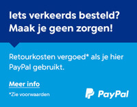 Iets verkeerds besteld? Maak je geen zorgen. Retourkosten vergoed als je hier PayPal gebruikt